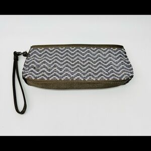 Sephora sequins make up bag, wristlet/ clutch
